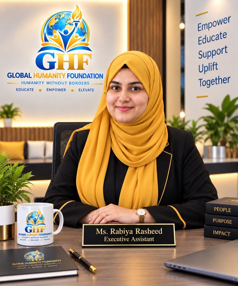 Ms. Rabiya Rasheed, Executive Assistant